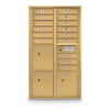 4C Standard Mailbox with 15 Doors & 3 Parcel Lockers