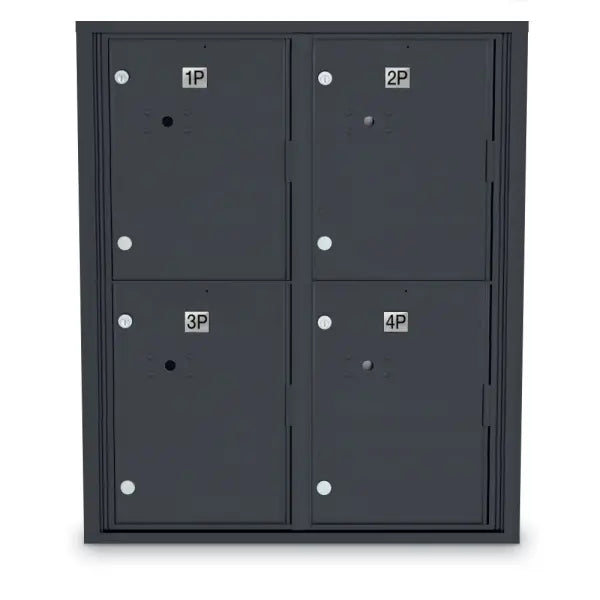 4C Standard Mailbox with 4 Doors