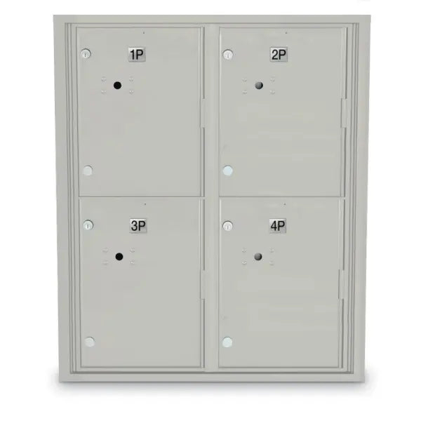 4C Standard Mailbox with 4 Doors