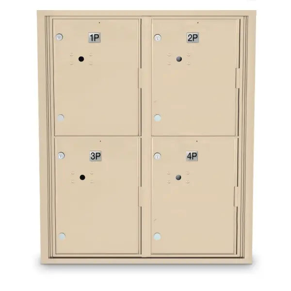4C Standard Mailbox with 4 Doors