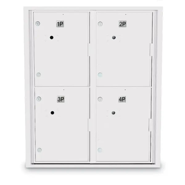 4C Standard Mailbox with 4 Doors