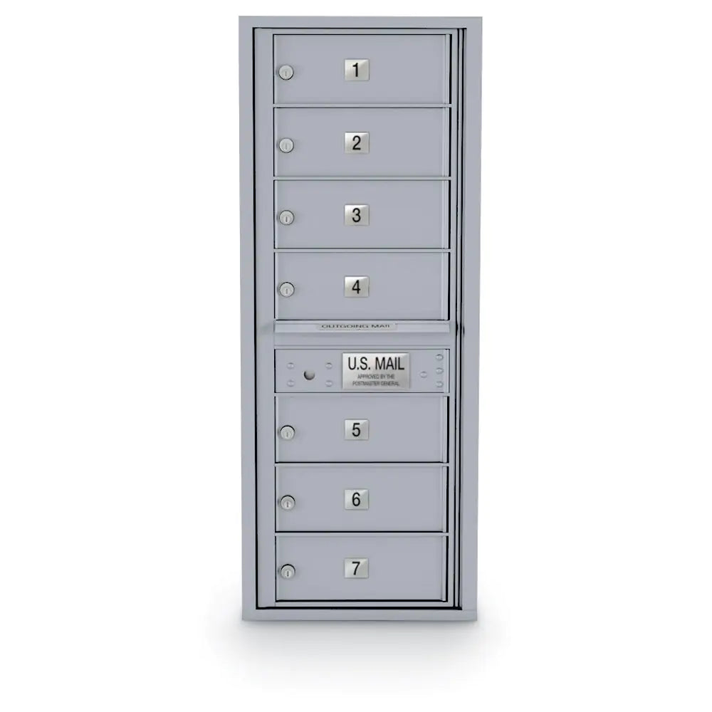 4C Standard Mailbox with 7 Doors