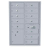 4C Standard Mailbox with 12 Doors & 1 Parcel Locker