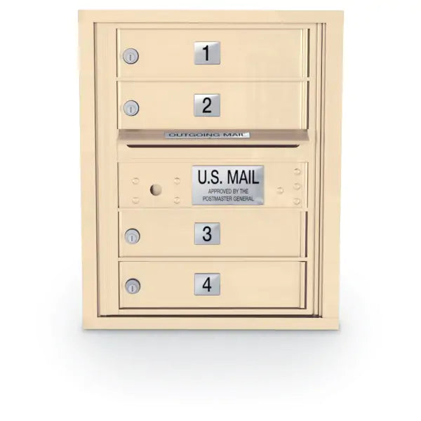 4C Standard Mailbox with 4 Doors
