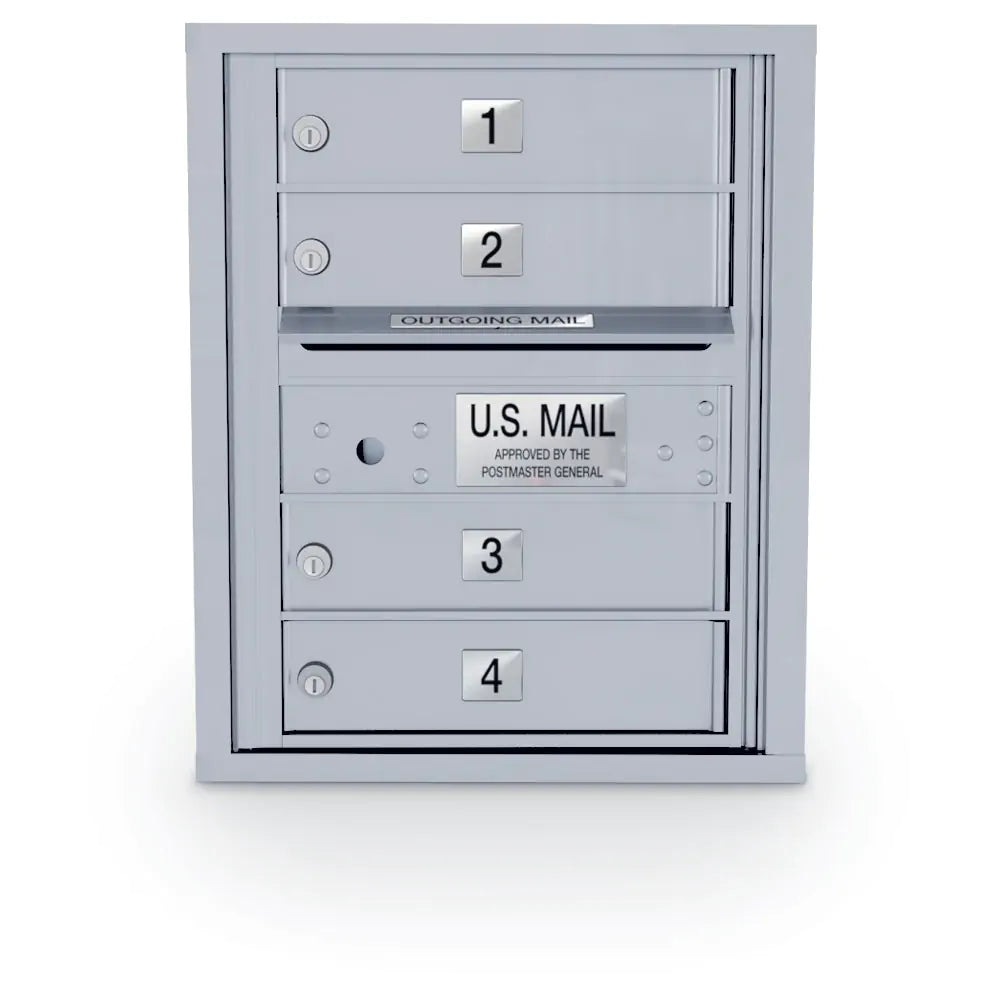 4C Standard Mailbox with 4 Doors