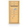 4C Standard Mailbox with 4 Doors & 1 Parcel Locker