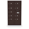 4C Standard Mailbox with 7 Doors (1 MB2, 6 MB3) & 2 Parcel Lockers