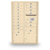 4C Standard Mailbox with 15 Doors & 2 Parcel Lookers
