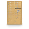 4C Standard Mailbox with 14 Doors & 2 Parcel Lookers