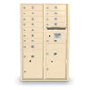 4C Standard Mailbox with 13 Doors & 2 Parcel Lookers