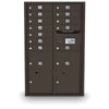 4C Standard Mailbox with 12 Doors & 2 Parcel Lookers