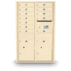 4C Standard Mailbox with 12 Doors & 2 Parcel Lookers