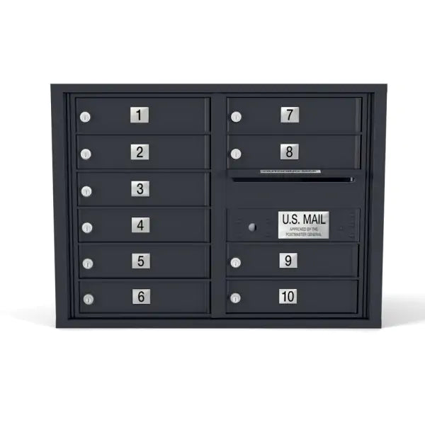 4C Standard Mailbox with 10 Doors