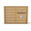 4C Standard Mailbox with 10 Doors