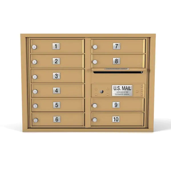 4C Standard Mailbox with 10 Doors