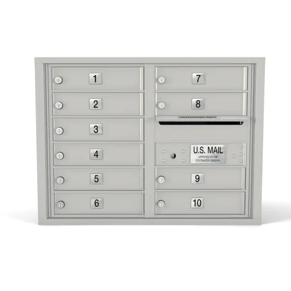 4C Standard Mailbox with 10 Doors
