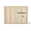 4C Standard Mailbox with 10 Doors