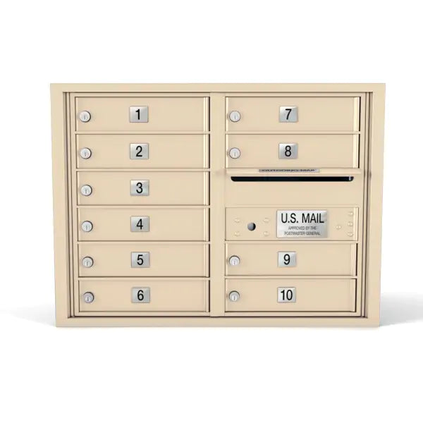 4C Standard Mailbox with 10 Doors