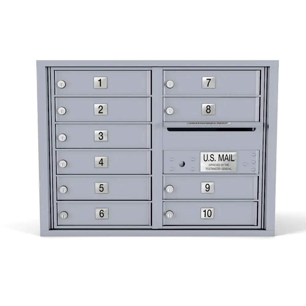 4C Standard Mailbox with 10 Doors