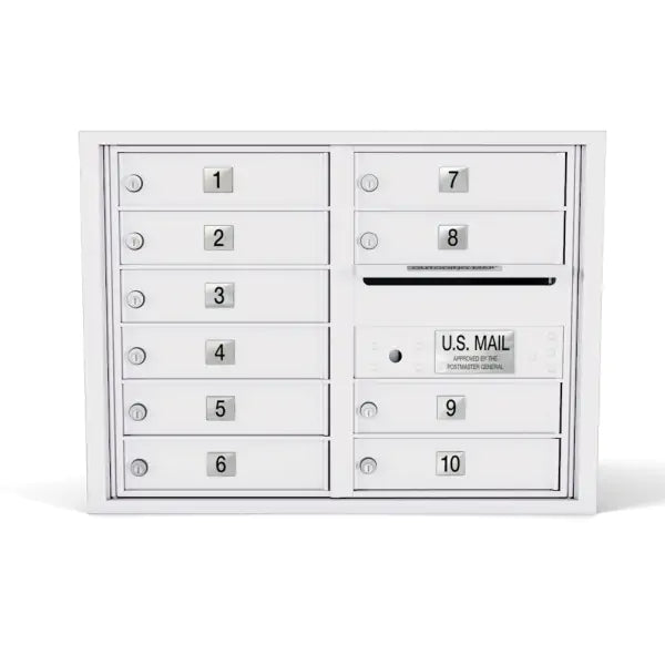 4C Standard Mailbox with 10 Doors