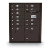 4C Standard Mailbox with 10 Doors & 2 Parcel Lockers