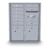 4C Standard Mailbox with 10 Doors & 2 Parcel Lockers