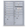 4C Standard Mailbox with 10 Doors & 2 Parcel Lockers