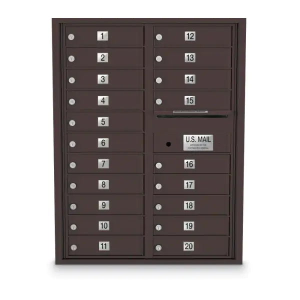4C Standard Mailbox with 20 Doors