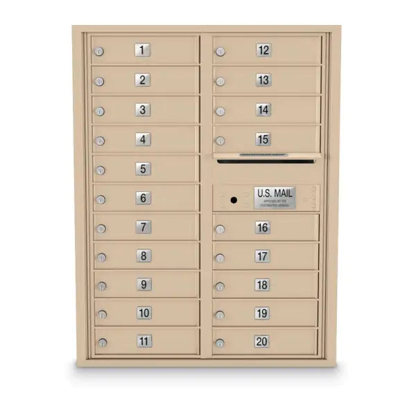 4C Standard Mailbox with 20 Doors