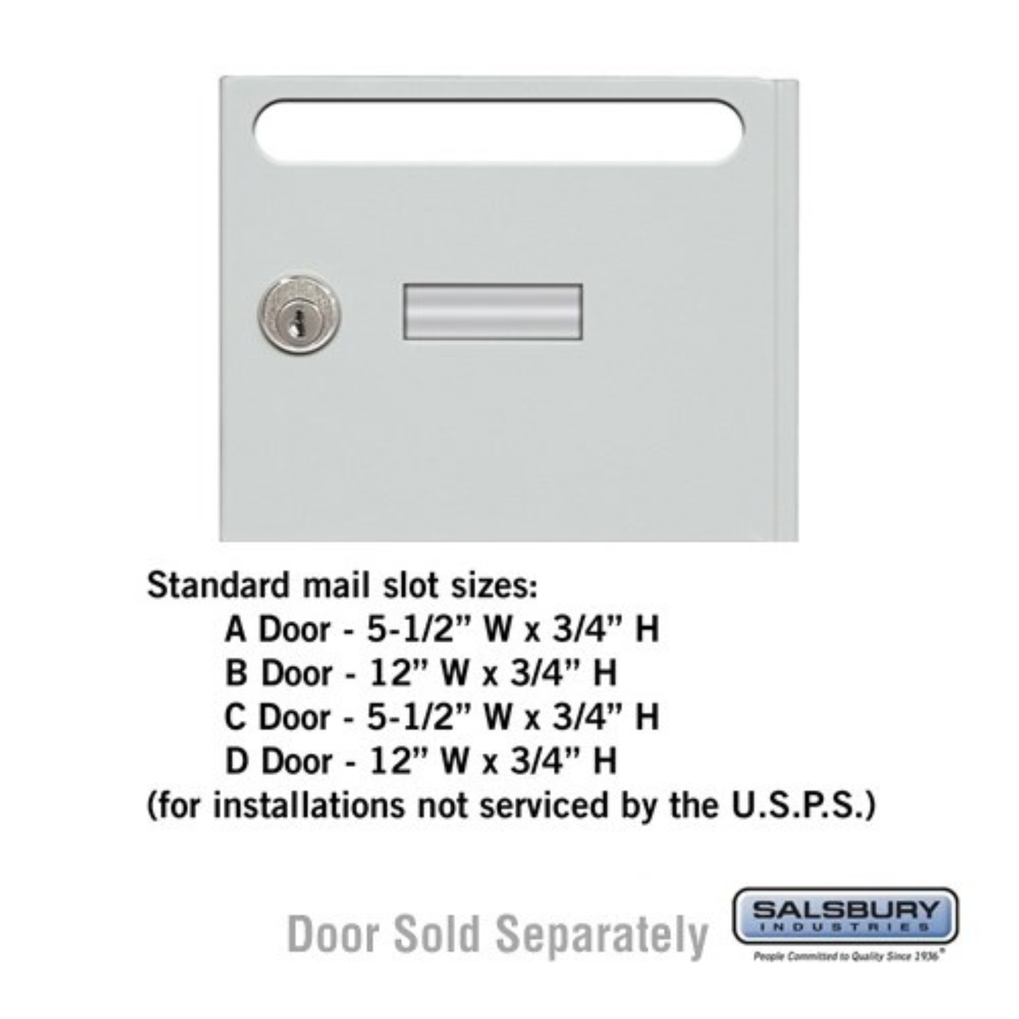 Outgoing Mail Slot — 4B+ Horizontal Mailboxes