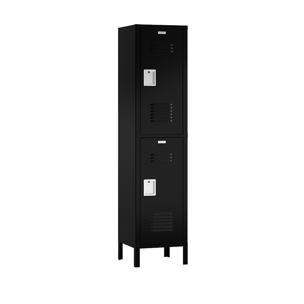 Traditional Metal Locker — 2 Tier, 1 Wide