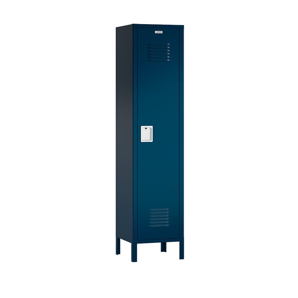 Traditional Metal Locker — 1 Tier, 1 Wide