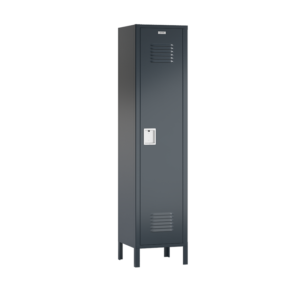 Traditional Metal Locker — 1 Tier, 1 Wide