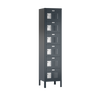 Traditional Metal Locker — 6 Tier, 1 Wide