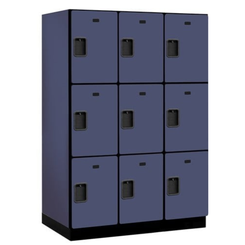 Designer Wood Locker — 3 Tier, 3 Wide