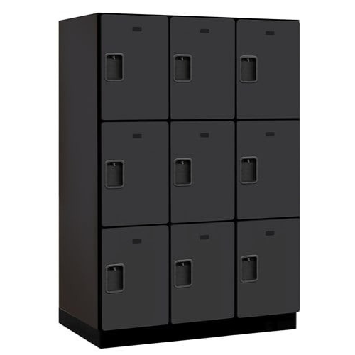 Designer Wood Locker — 3 Tier, 3 Wide