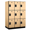 Designer Wood Locker — 3 Tier, 3 Wide