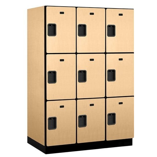 Designer Wood Locker — 3 Tier, 3 Wide