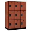 Designer Wood Locker — 3 Tier, 3 Wide