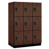 Designer Wood Locker — 3 Tier, 3 Wide