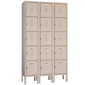 Vanguard Metal Locker — 5 Tier, 3 Wide