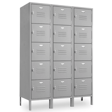 Load image into Gallery viewer, Vanguard Metal Locker — 5 Tier, 3 Wide