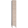 Vanguard Metal Locker — 6 Tier, 1 Wide - Your Locker Store