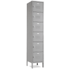 Vanguard Metal Locker — 6 Tier, 1 Wide - Your Locker Store