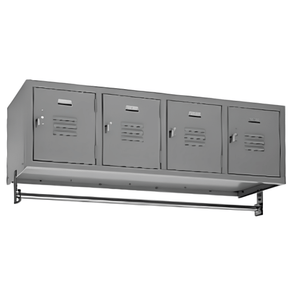 Vanguard Metal Locker — Wall Mount 4-Wide