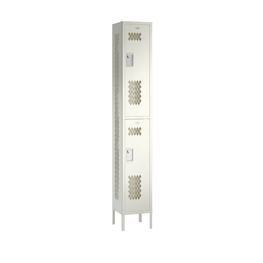 Competitor Athletic Metal Locker — 2 Tier, 1 Wide
