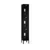 Competitor Athletic Metal Locker — 3 Tier, 1 Wide