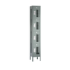 Competitor Athletic Metal Locker — 4 Tier, 1 Wide