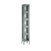 Competitor Athletic Metal Locker — 5 Tier, 1 Wide