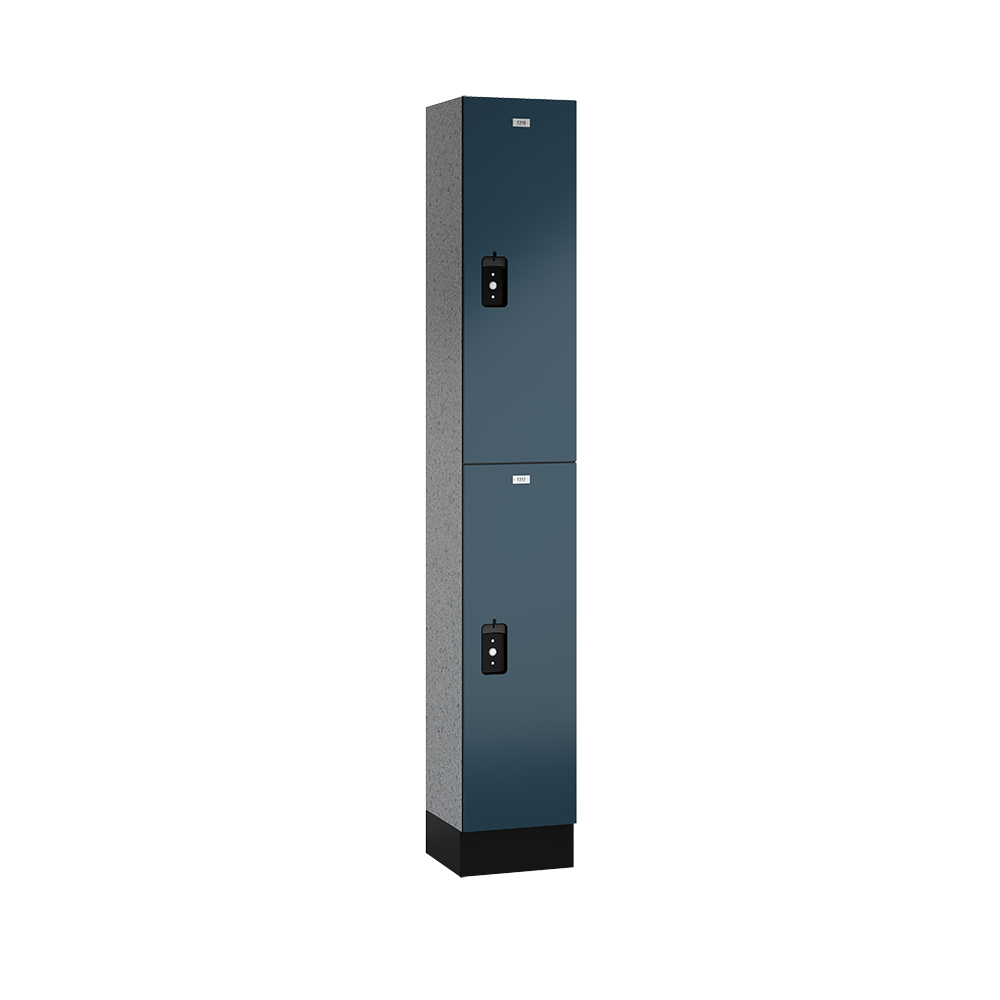 Traditional Phenolic Locker — 2 Tier, 1 Wide
